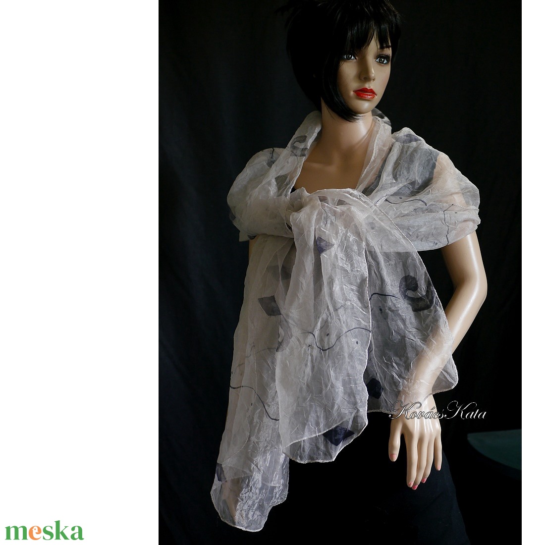 GYŰRT-ORGANZA STÓLA - ruha & divat - sál, sapka, kendő - stóla - Meska.hu GYŰRT-ORGANZA STÓLA - ruha & divat - sál, sapka, kendő - stóla - Meska.hu