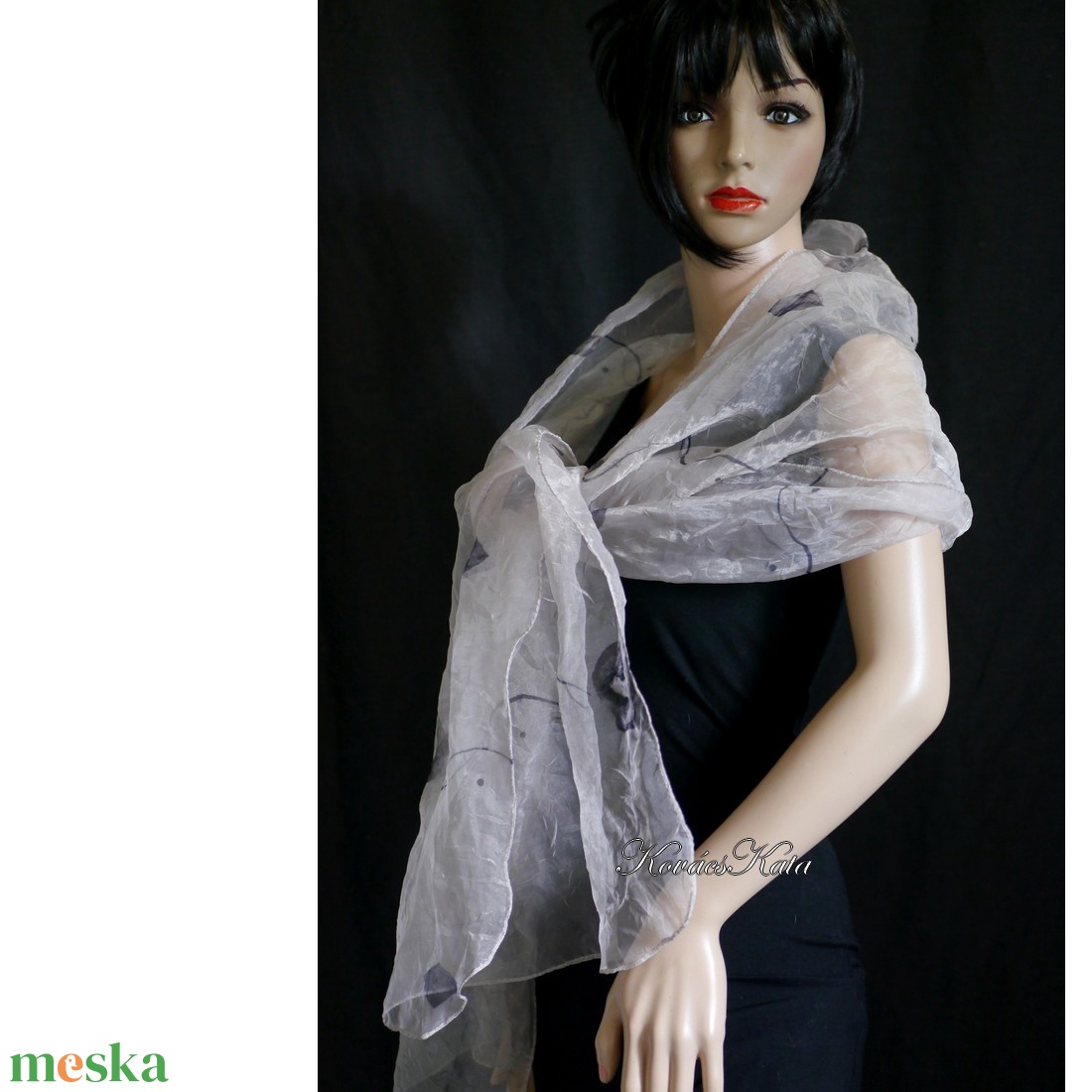 GYŰRT-ORGANZA STÓLA - ruha & divat - sál, sapka, kendő - stóla - Meska.hu GYŰRT-ORGANZA STÓLA - ruha & divat - sál, sapka, kendő - stóla - Meska.hu