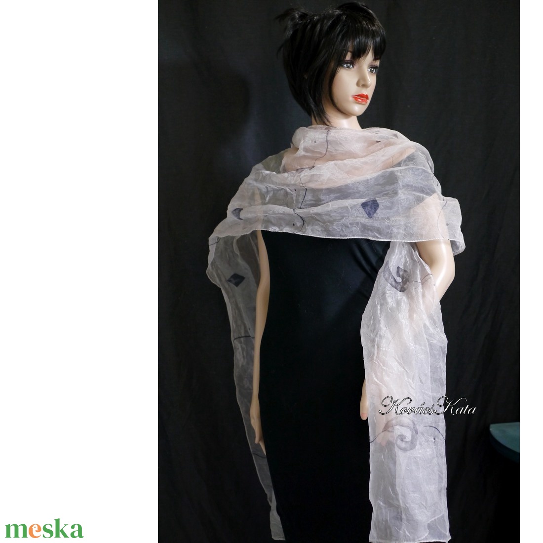 GYŰRT-ORGANZA STÓLA - ruha & divat - sál, sapka, kendő - stóla - Meska.hu GYŰRT-ORGANZA STÓLA - ruha & divat - sál, sapka, kendő - stóla - Meska.hu