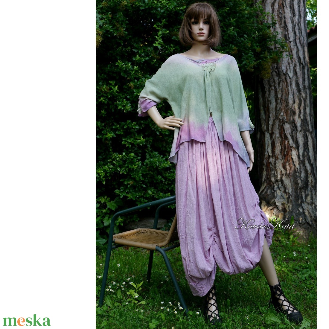 RACHEL SZETT - artsy kétrészes ruha: selyem tunika és vászon-szoknya - ruha & divat - női ruha - alkalmi ruha & estélyi ruha - Meska.hu RACHEL SZETT - artsy kétrészes ruha: selyem tunika és vászon-szoknya - ruha & divat - női ruha - alkalmi ruha & estélyi ruha - Meska.hu