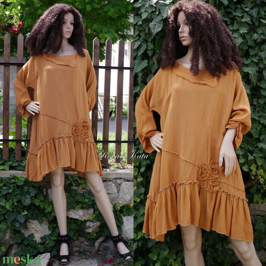 CAMILE - artsy flapper tunika-ruha / orange - ruha & divat - női ruha - tunika - Meska.hu CAMILE - artsy flapper tunika-ruha / orange - ruha & divat - női ruha - tunika - Meska.hu