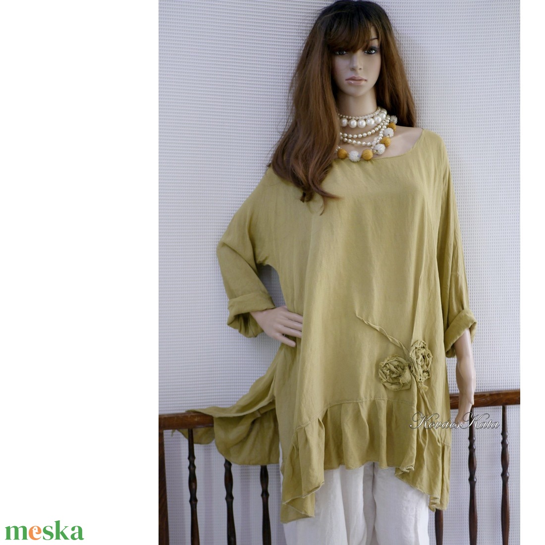 CAMILE - artsy flapper tunika-ruha / mustár - ruha & divat - női ruha - tunika - Meska.hu CAMILE - artsy flapper tunika-ruha / mustár - ruha & divat - női ruha - tunika - Meska.hu