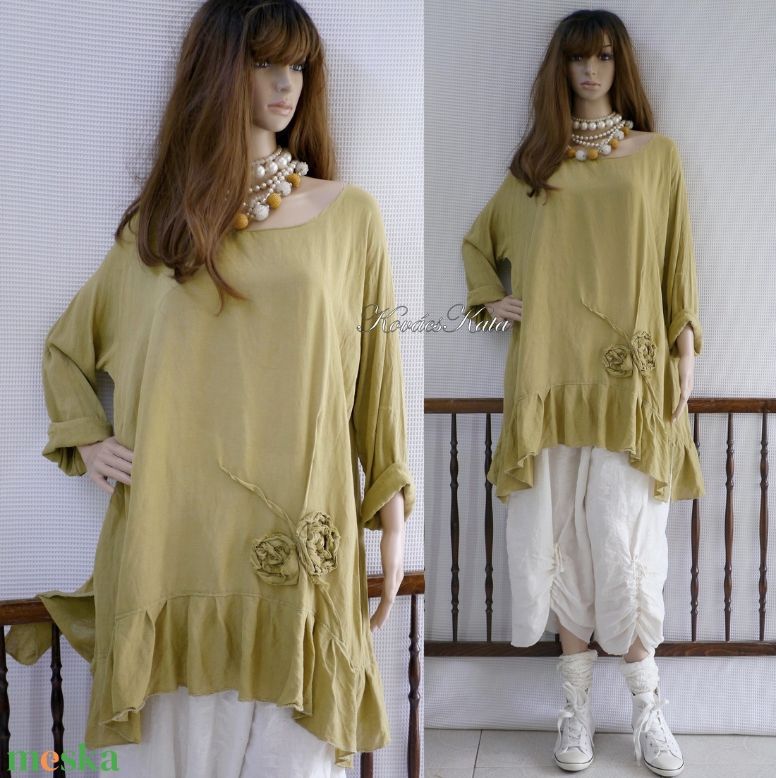 CAMILE - artsy flapper tunika-ruha / mustár - ruha & divat - női ruha - tunika - Meska.hu CAMILE - artsy flapper tunika-ruha / mustár - ruha & divat - női ruha - tunika - Meska.hu