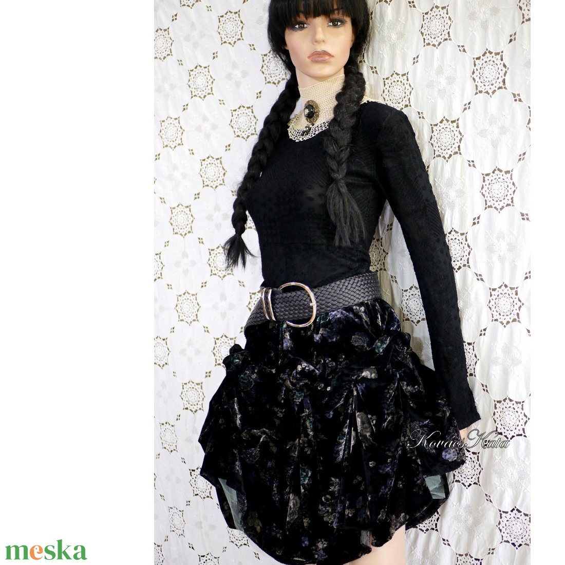 HEXE GÓT SZOKNYA - artsy design bársony szoknya - ruha & divat - női ruha - alkalmi ruha & estélyi ruha - Meska.hu HEXE GÓT SZOKNYA - artsy design bársony szoknya - ruha & divat - női ruha - alkalmi ruha & estélyi ruha - Meska.hu