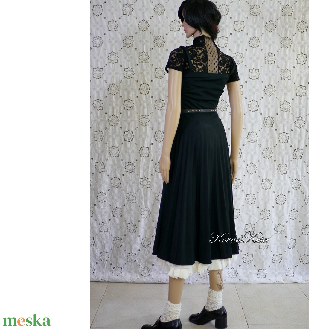 VINTAGE pliszés jersey ruha - ruha & divat - női ruha - ruha - Meska.hu VINTAGE pliszés jersey ruha - ruha & divat - női ruha - ruha - Meska.hu