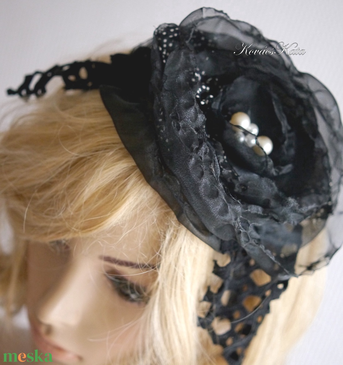 GOTH LOLITA - artsy fejdísz / fekete rózsa fascinator - ruha & divat - hajdísz & hajcsat - hajdísz - Meska.hu GOTH LOLITA - artsy fejdísz / fekete rózsa fascinator - ruha & divat - hajdísz & hajcsat - hajdísz - Meska.hu