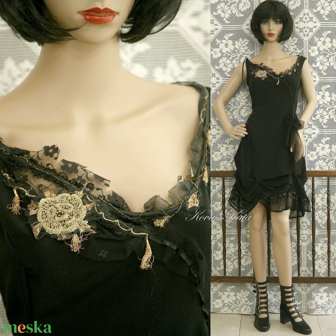 INDIRA - goth design ruha boleróval - ruha & divat - női ruha - alkalmi ruha & estélyi ruha - Meska.hu INDIRA - goth design ruha boleróval - ruha & divat - női ruha - alkalmi ruha & estélyi ruha - Meska.hu