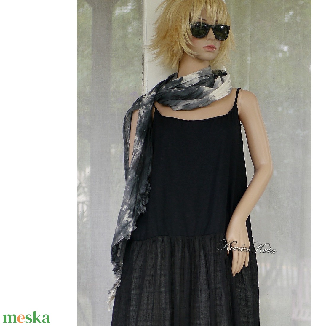 SLIP-DRESS - exkluzív len-muszlin hosszú kombiné-ruha / fekete - ruha & divat - női ruha - alkalmi ruha & estélyi ruha - Meska.hu SLIP-DRESS - exkluzív len-muszlin hosszú kombiné-ruha / fekete - ruha & divat - női ruha - alkalmi ruha & estélyi ruha - Meska.hu