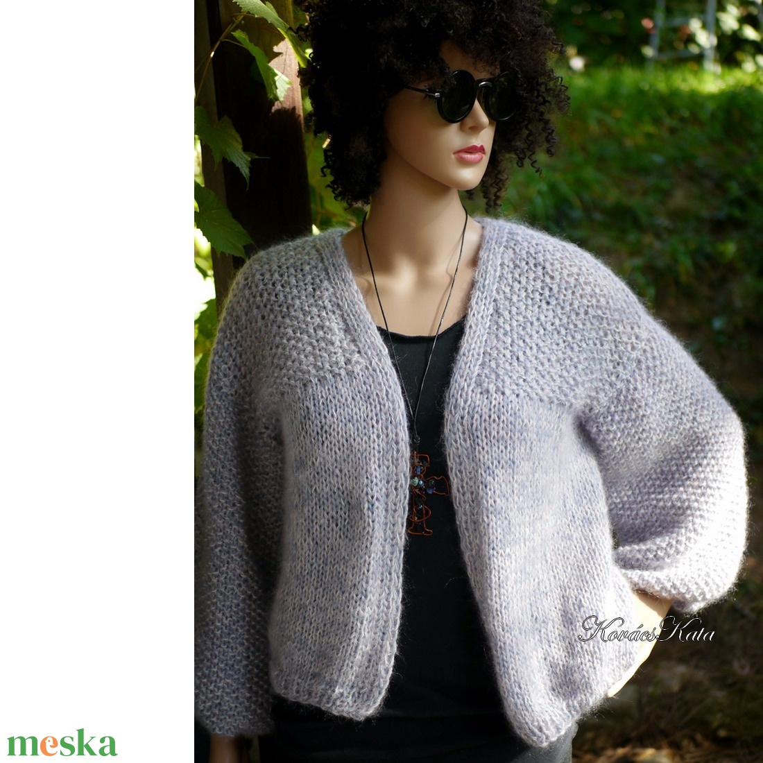 RICE-LUX - exkluzív kidsilk mohair-merinó kézzel kötött kardigán, kabátka - ruha & divat - női ruha - pulóver - Meska.hu RICE-LUX - exkluzív kidsilk mohair-merinó kézzel kötött kardigán, kabátka - ruha & divat - női ruha - pulóver - Meska.hu