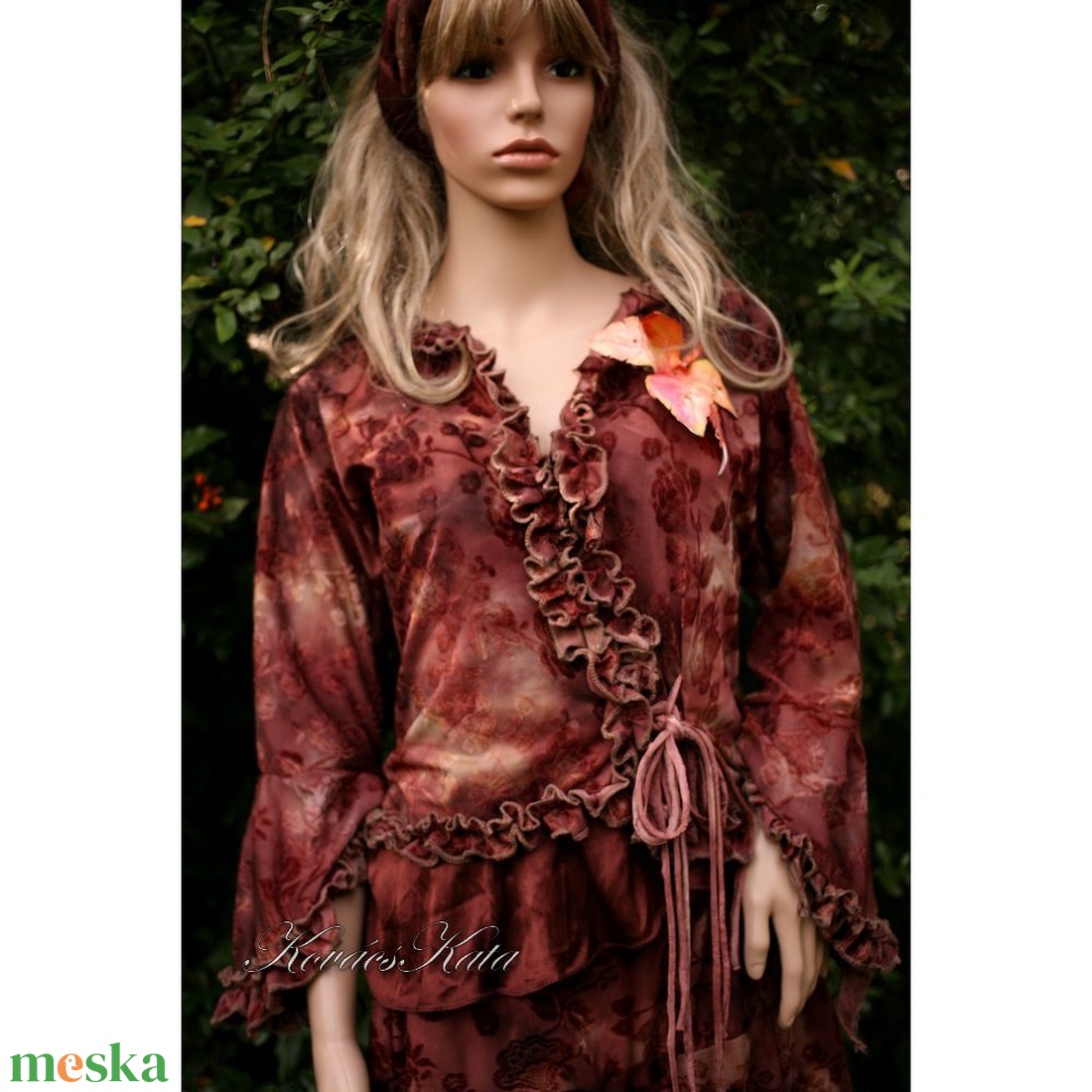 SHASHA - romantikus fodros jersey kabátka - ruha & divat - női ruha - bolero - Meska.hu SHASHA - romantikus fodros jersey kabátka - ruha & divat - női ruha - bolero - Meska.hu