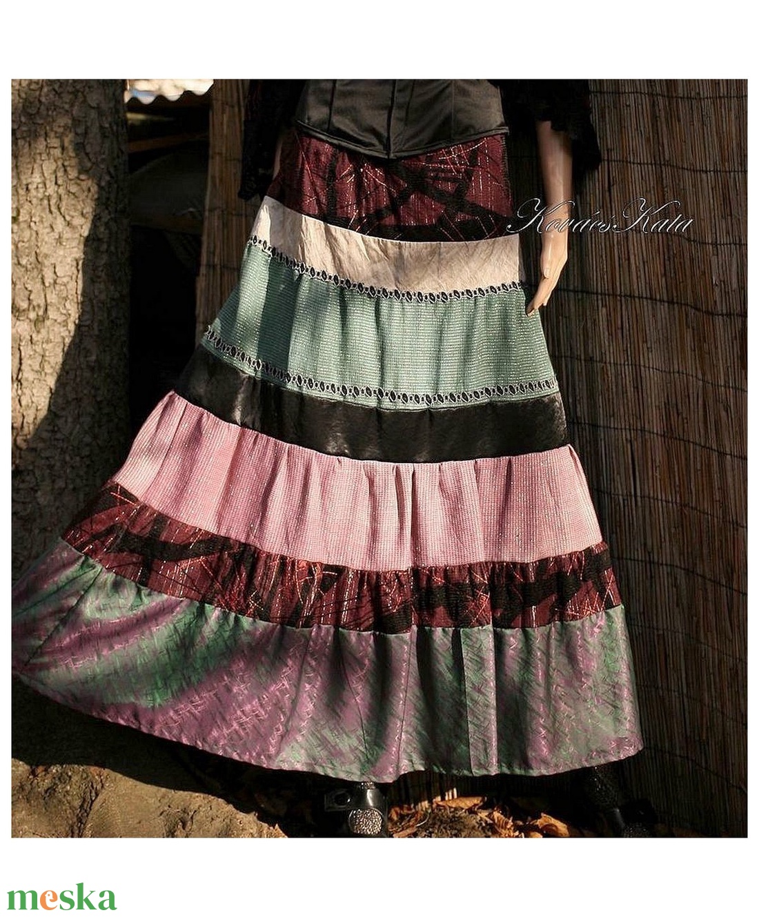 SEHEREZÁDÉ - romantikus selyem patchwork szoknya - ruha & divat - női ruha - alkalmi ruha & estélyi ruha - Meska.hu SEHEREZÁDÉ - romantikus selyem patchwork szoknya - ruha & divat - női ruha - alkalmi ruha & estélyi ruha - Meska.hu