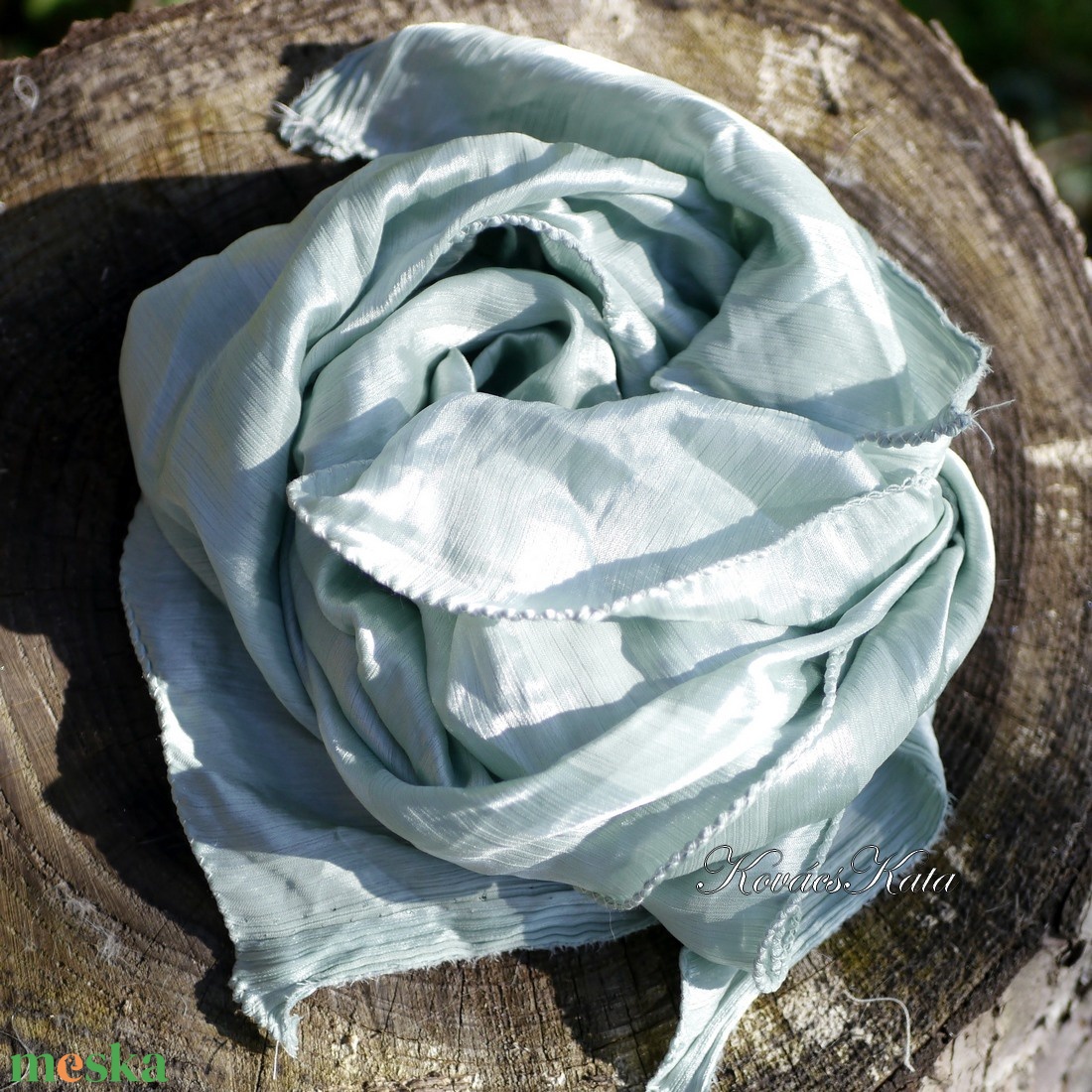 SELYEMSÁL / jade - finom krepp-selyem sál - ruha & divat - sál, sapka, kendő - sál - Meska.hu SELYEMSÁL / jade - finom krepp-selyem sál - ruha & divat - sál, sapka, kendő - sál - Meska.hu