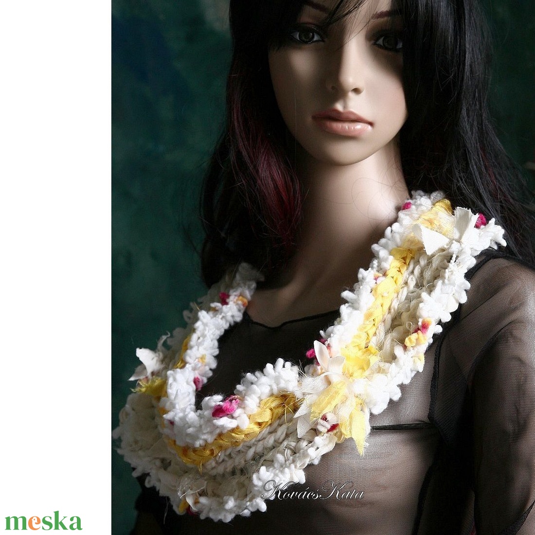 MYSTERY / POMPADOUR - art shawl - exkluzív horgolt design körsál, gallér - ruha & divat - sál, sapka, kendő - sál - Meska.hu MYSTERY / POMPADOUR - art shawl - exkluzív horgolt design körsál, gallér - ruha & divat - sál, sapka, kendő - sál - Meska.hu