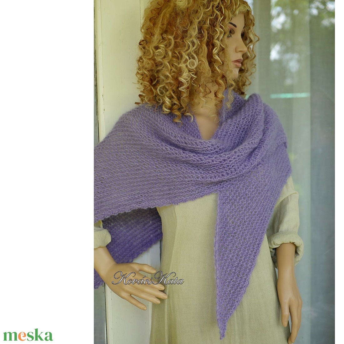HABKENDŐ / orgona - exkluzív kézzel kötött silk mohair vállkendő - ruha & divat - sál, sapka, kendő - vállkendő - Meska.hu HABKENDŐ / orgona - exkluzív kézzel kötött silk mohair vállkendő - ruha & divat - sál, sapka, kendő - vállkendő - Meska.hu