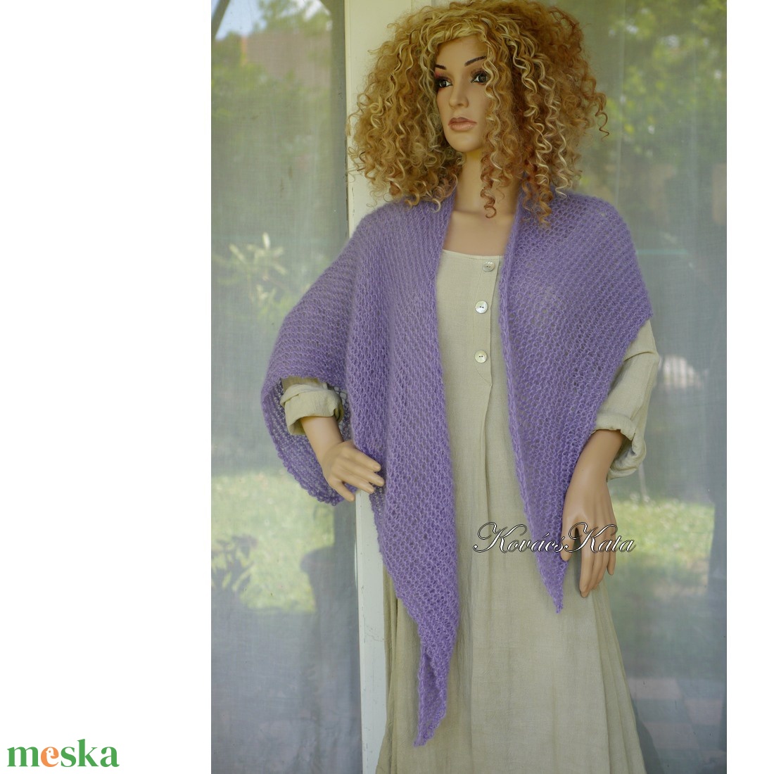 HABKENDŐ / orgona - exkluzív kézzel kötött silk mohair vállkendő - ruha & divat - sál, sapka, kendő - vállkendő - Meska.hu HABKENDŐ / orgona - exkluzív kézzel kötött silk mohair vállkendő - ruha & divat - sál, sapka, kendő - vállkendő - Meska.hu