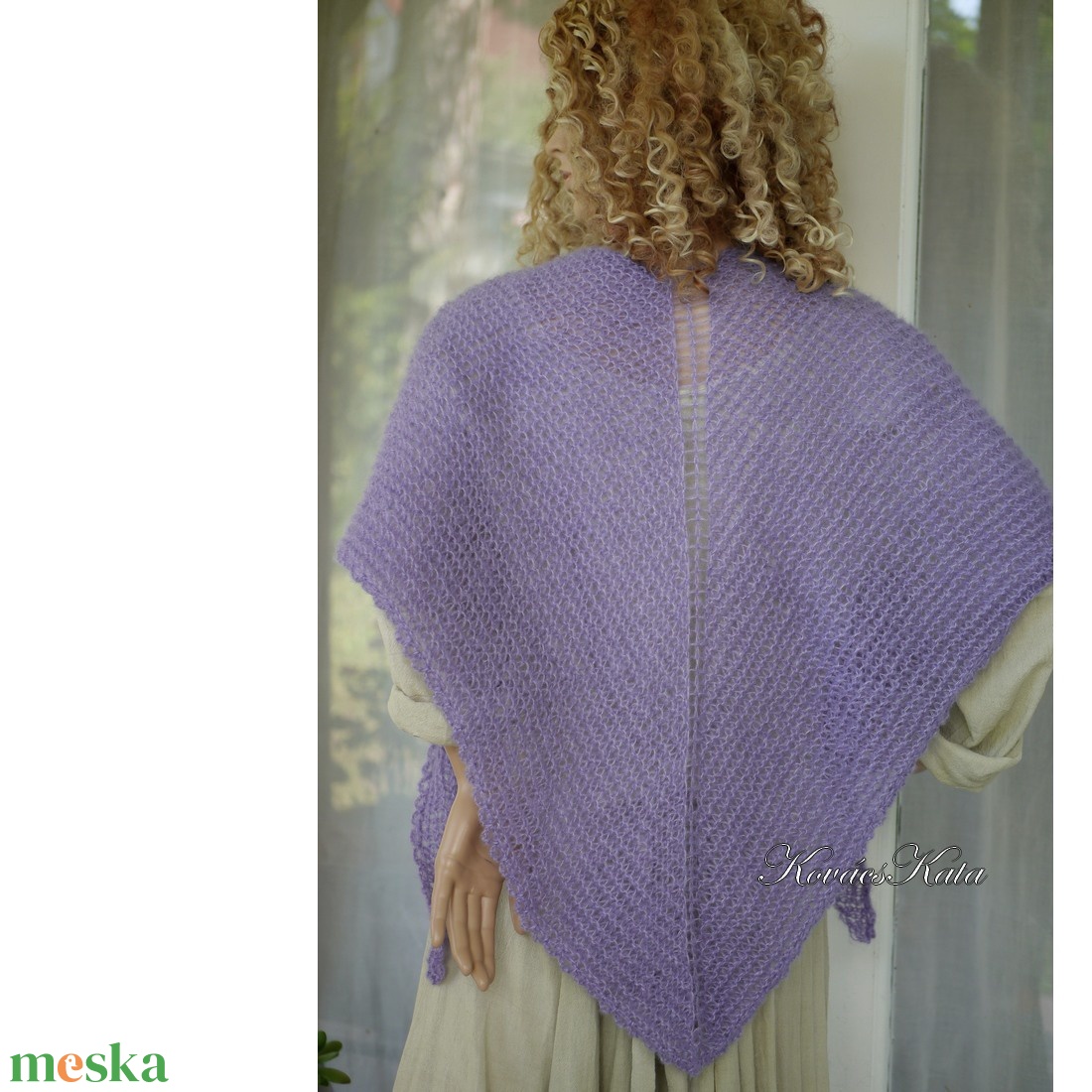 HABKENDŐ / orgona - exkluzív kézzel kötött silk mohair vállkendő - ruha & divat - sál, sapka, kendő - vállkendő - Meska.hu HABKENDŐ / orgona - exkluzív kézzel kötött silk mohair vállkendő - ruha & divat - sál, sapka, kendő - vállkendő - Meska.hu