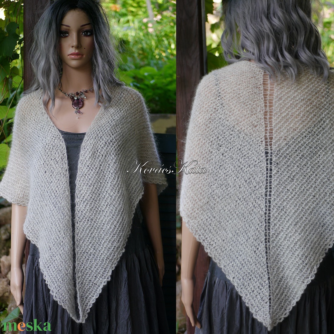 HABKENDŐ - exkluzív kézzel kötött silk mohair vállkendő / gyöngy-szürke - ruha & divat - sál, sapka, kendő - vállkendő - Meska.hu HABKENDŐ - exkluzív kézzel kötött silk mohair vállkendő / gyöngy-szürke - ruha & divat - sál, sapka, kendő - vállkendő - Meska.hu