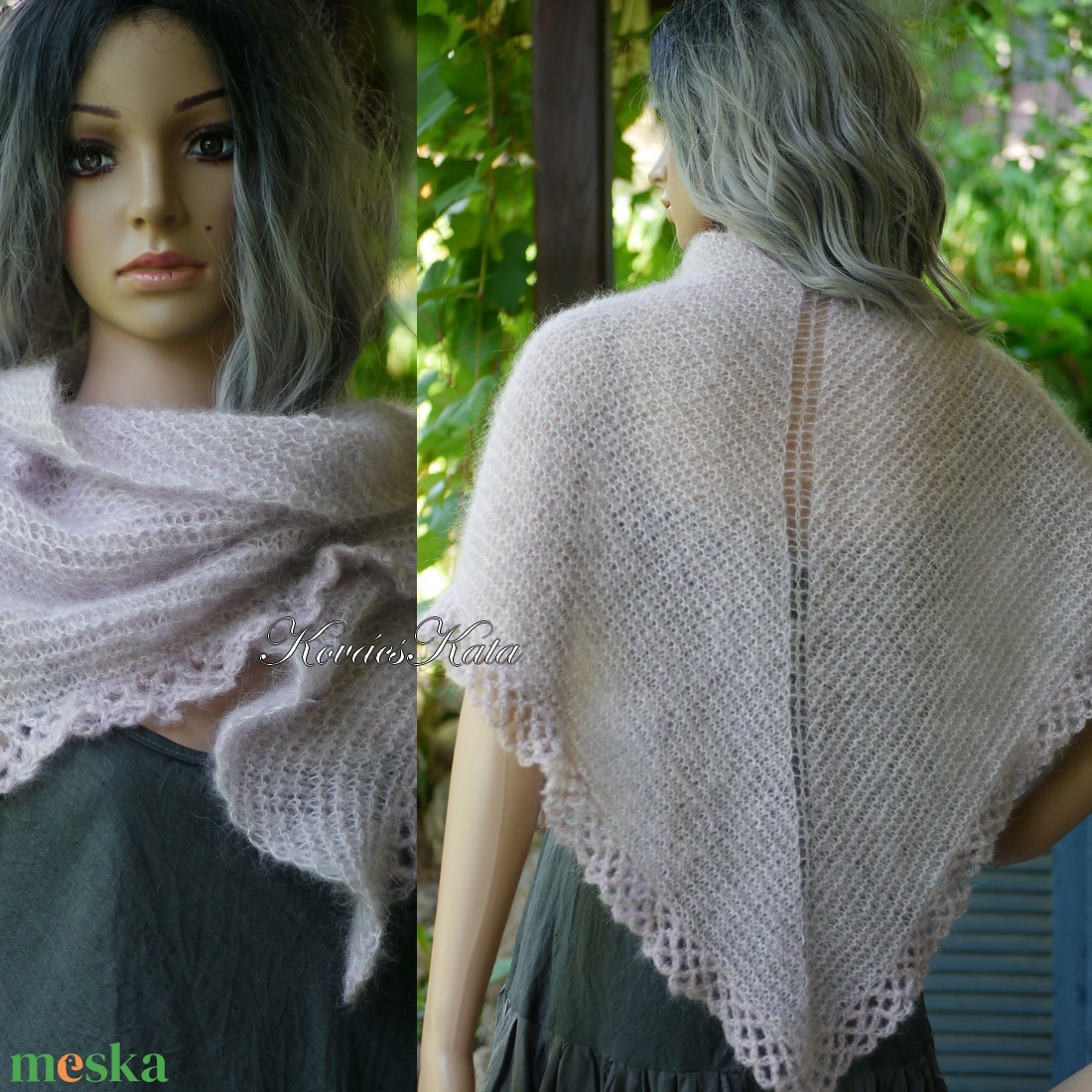 HABKENDŐ / púder - exkluzív kézzel kötött silk mohair vállkendő - ruha & divat - sál, sapka, kendő - vállkendő - Meska.hu HABKENDŐ / púder - exkluzív kézzel kötött silk mohair vállkendő - ruha & divat - sál, sapka, kendő - vállkendő - Meska.hu