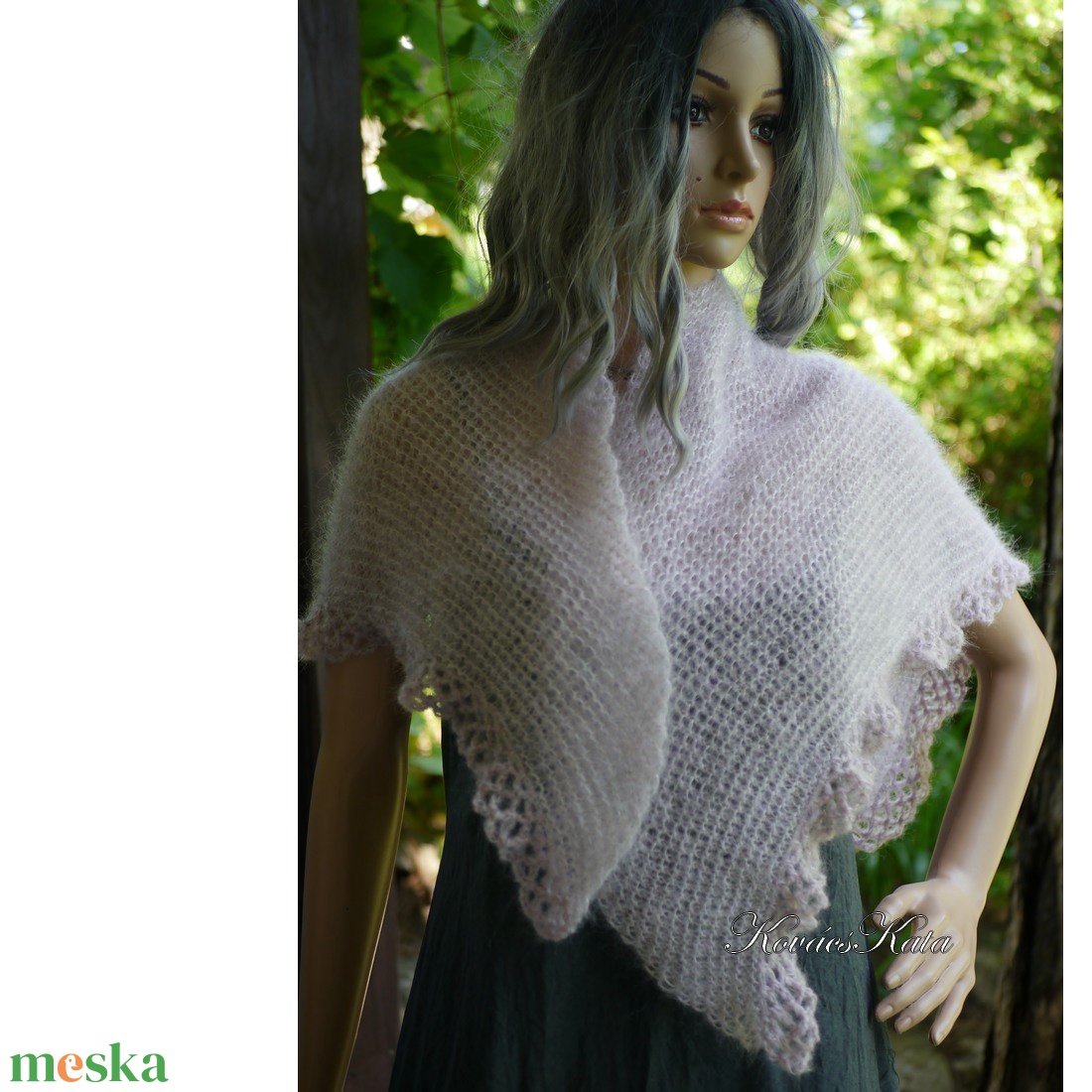 HABKENDŐ / púder - exkluzív kézzel kötött silk mohair vállkendő - ruha & divat - sál, sapka, kendő - vállkendő - Meska.hu HABKENDŐ / púder - exkluzív kézzel kötött silk mohair vállkendő - ruha & divat - sál, sapka, kendő - vállkendő - Meska.hu
