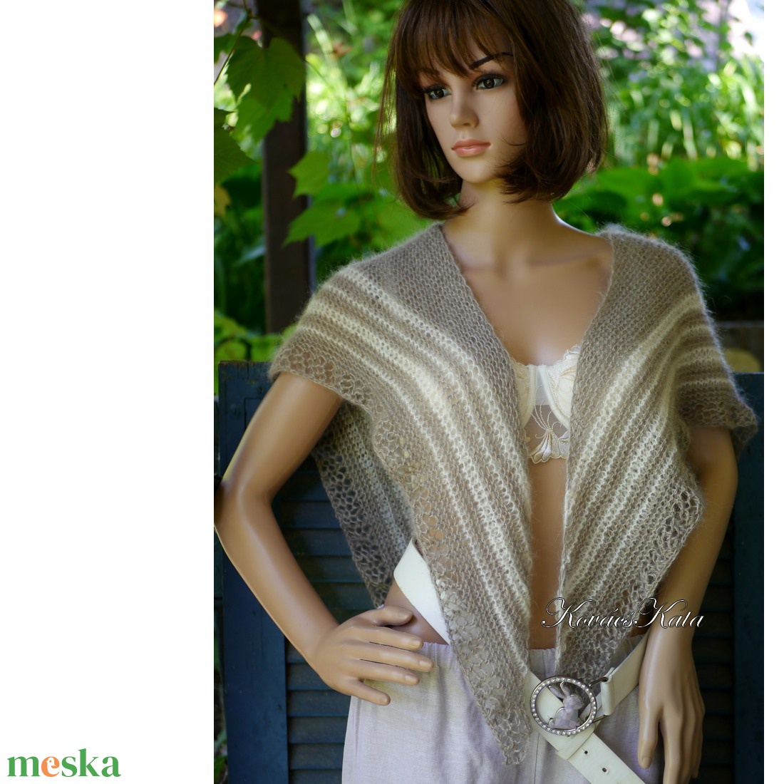 HABKENDŐ / bézs - exkluzív kézzel kötött silk mohair vállkendő - ruha & divat - sál, sapka, kendő - vállkendő - Meska.hu HABKENDŐ / bézs - exkluzív kézzel kötött silk mohair vállkendő - ruha & divat - sál, sapka, kendő - vállkendő - Meska.hu