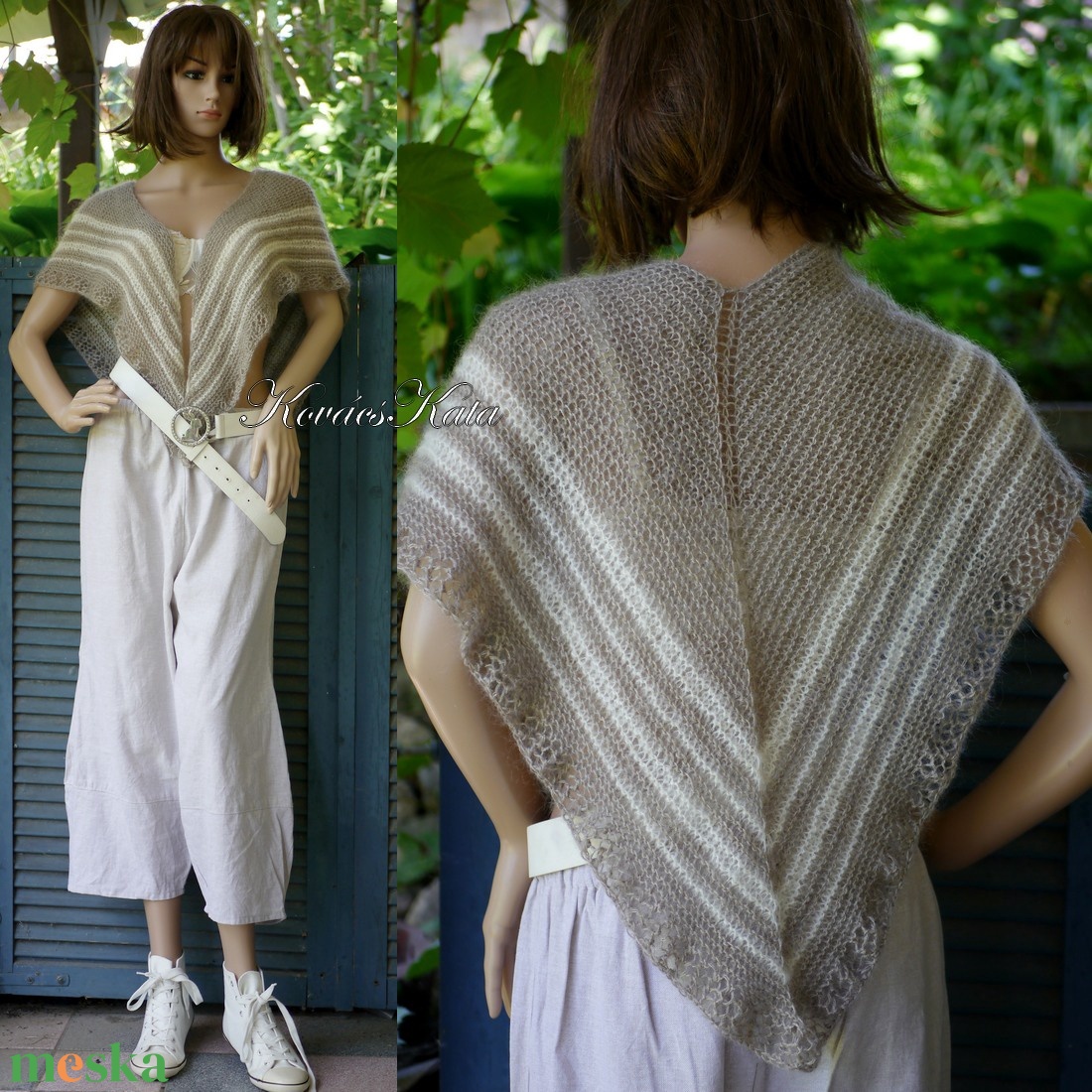 HABKENDŐ / bézs - exkluzív kézzel kötött silk mohair vállkendő - ruha & divat - sál, sapka, kendő - vállkendő - Meska.hu HABKENDŐ / bézs - exkluzív kézzel kötött silk mohair vállkendő - ruha & divat - sál, sapka, kendő - vállkendő - Meska.hu