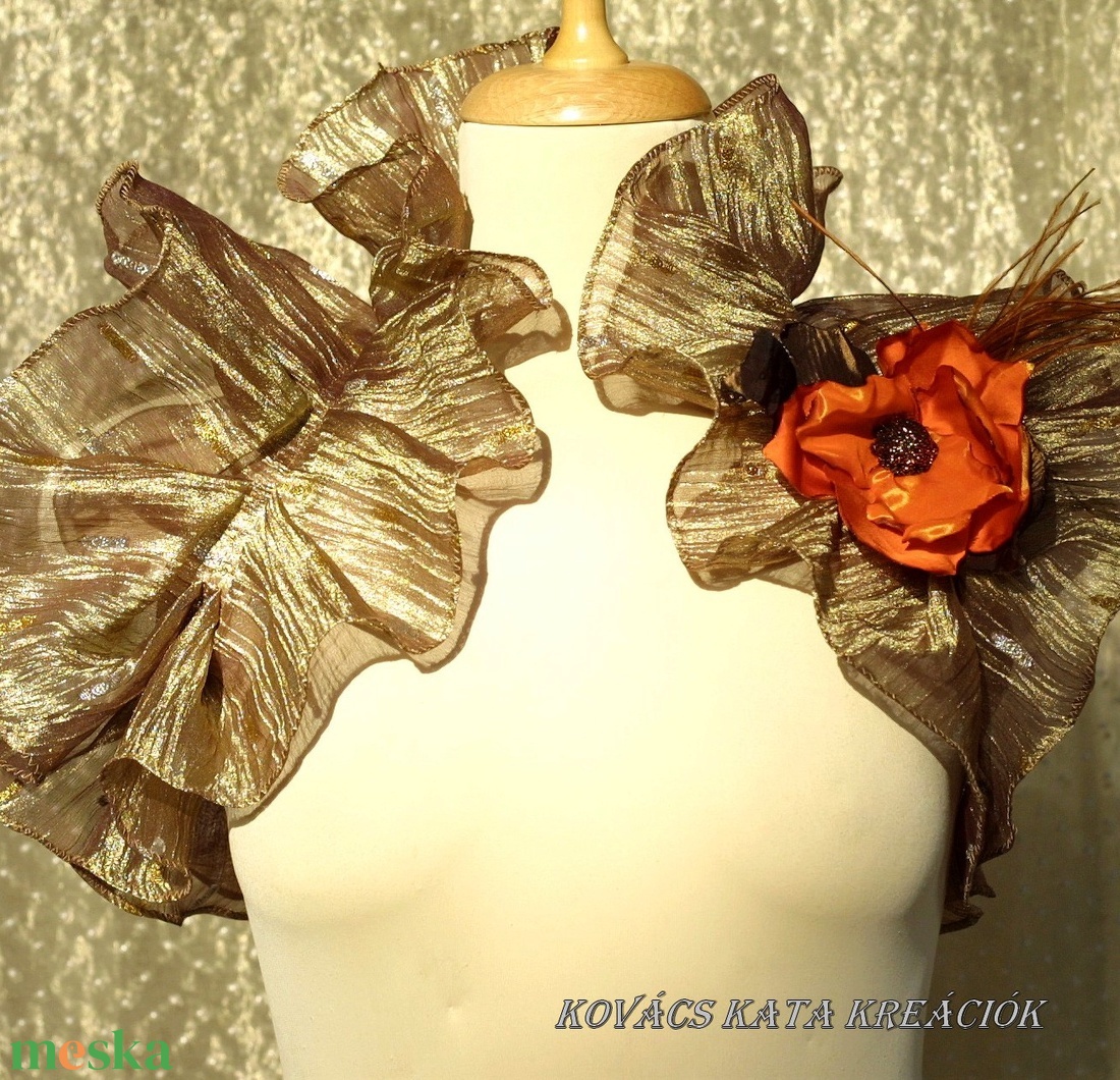 WRAP / exkluzív - organza vállkendő, boleró - ruha & divat - női ruha - alkalmi ruha & estélyi ruha - Meska.hu WRAP / exkluzív - organza vállkendő, boleró - ruha & divat - női ruha - alkalmi ruha & estélyi ruha - Meska.hu
