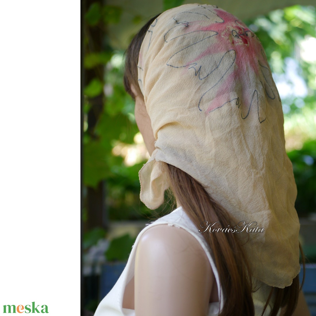 VINTAGE CHIFFON KENDŐ - exkluzív kézzel festett hernyóselyem muszlin kendő - ruha & divat - sál, sapka, kendő - kendő - Meska.hu VINTAGE CHIFFON KENDŐ - exkluzív kézzel festett hernyóselyem muszlin kendő - ruha & divat - sál, sapka, kendő - kendő - Meska.hu