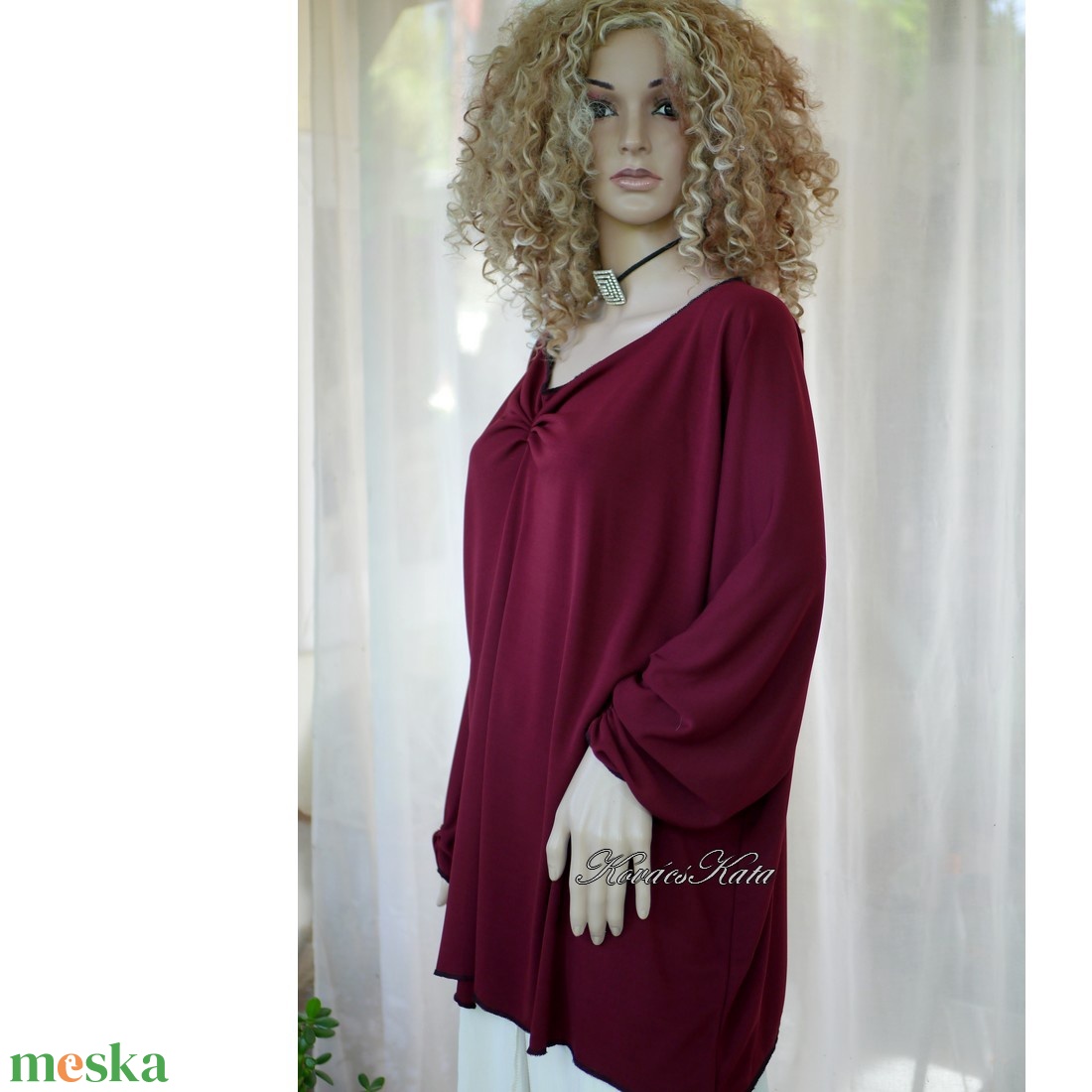 JERSEY TUNIKA - exkluzív viszkóz-jersey tunika XXL / bordó - ruha & divat - női ruha - tunika - Meska.hu JERSEY TUNIKA - exkluzív viszkóz-jersey tunika XXL / bordó - ruha & divat - női ruha - tunika - Meska.hu