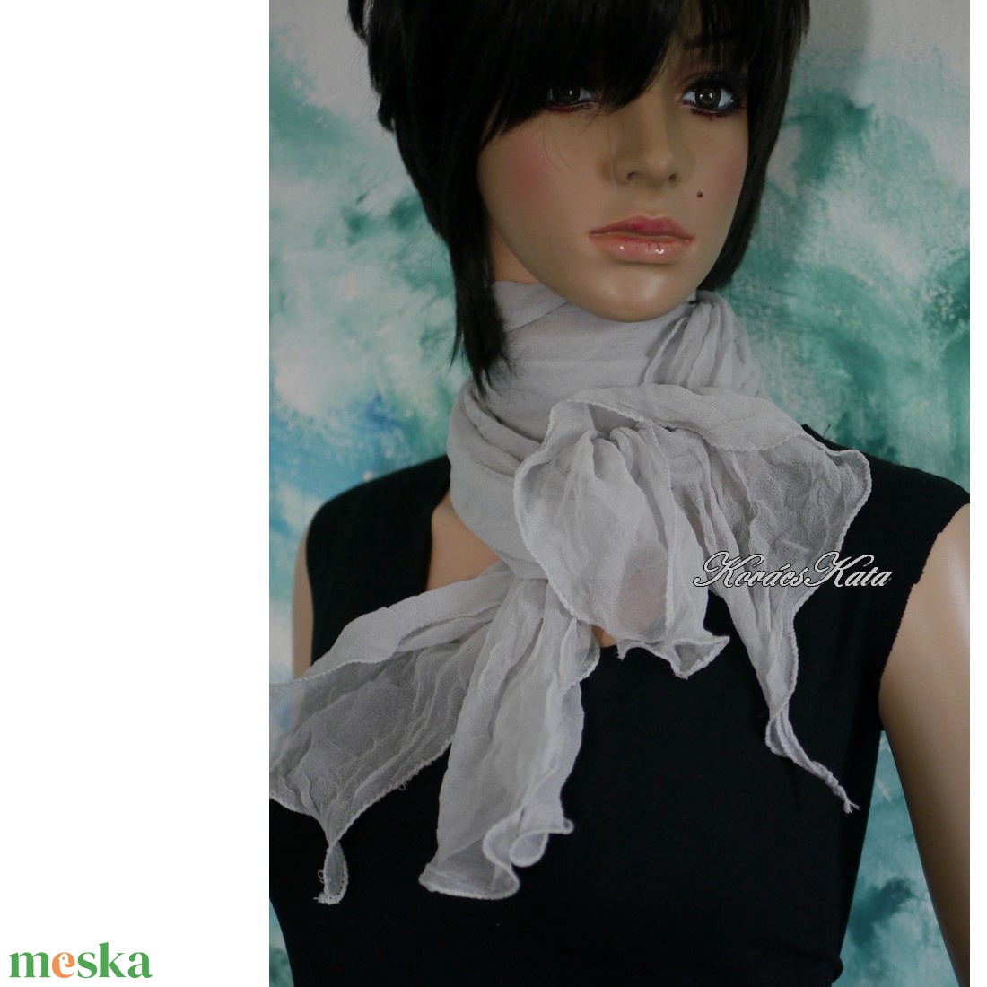 CHIFFON SÁL / köd - exkluzív bohó kézzel festett hernyóselyem sál - ruha & divat - sál, sapka, kendő - sál - Meska.hu CHIFFON SÁL / köd - exkluzív bohó kézzel festett hernyóselyem sál - ruha & divat - sál, sapka, kendő - sál - Meska.hu