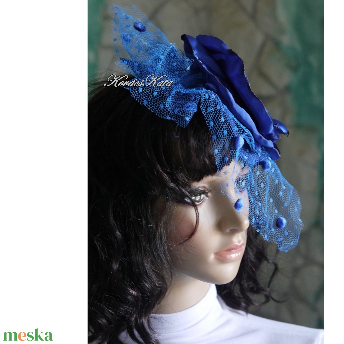 FASCINATOR / royal - PIN-UP alkalmi kalapka, fejdísz - ruha & divat - hajdísz & hajcsat - hajdísz - Meska.hu  FASCINATOR / royal - PIN-UP alkalmi kalapka, fejdísz - ruha & divat - hajdísz & hajcsat - hajdísz - Meska.hu