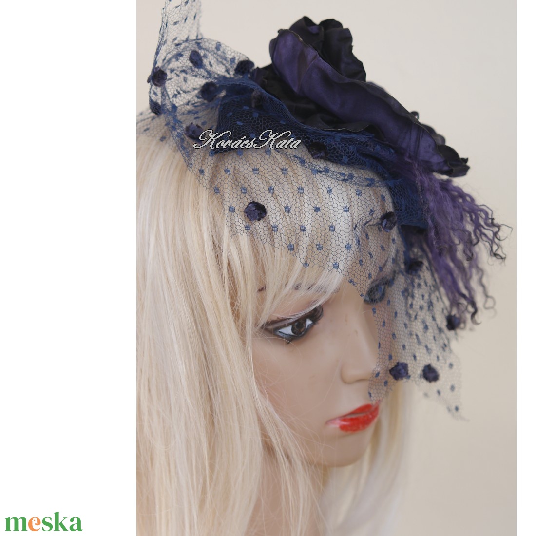 FASCINATOR / sötétlila  - PIN-UP alkalmi kalapka, fejdísz - ruha & divat - hajdísz & hajcsat - hajdísz - Meska.hu  FASCINATOR / sötétlila  - PIN-UP alkalmi kalapka, fejdísz - ruha & divat - hajdísz & hajcsat - hajdísz - Meska.hu