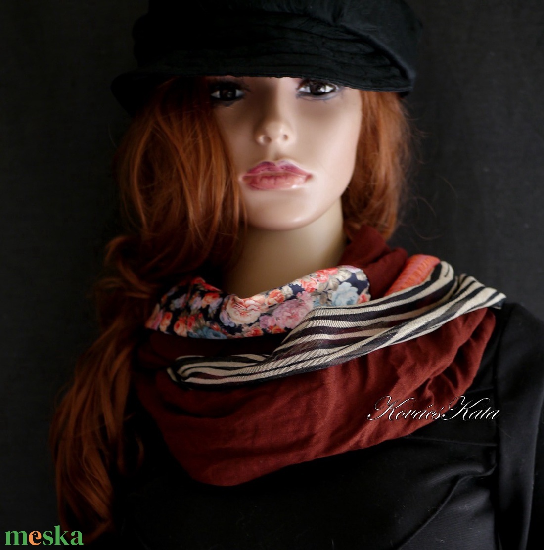 INFINITY/ mali -  patchwork körsál, csősál  - ruha & divat - sál, sapka, kendő - sál - Meska.hu