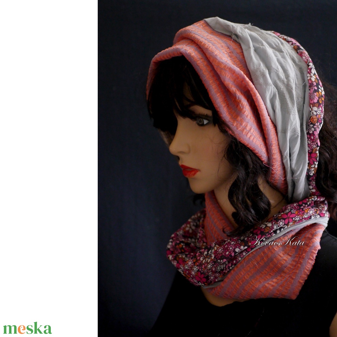 INFINITY/ szeptember -  patchwork körsál, csősál  - ruha & divat - sál, sapka, kendő - sál - Meska.hu