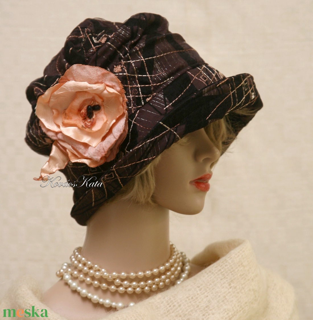 ERNA / orient - exkluzív design flapper-kalap - ruha & divat - sál, sapka, kendő - kalap - Meska.hu
