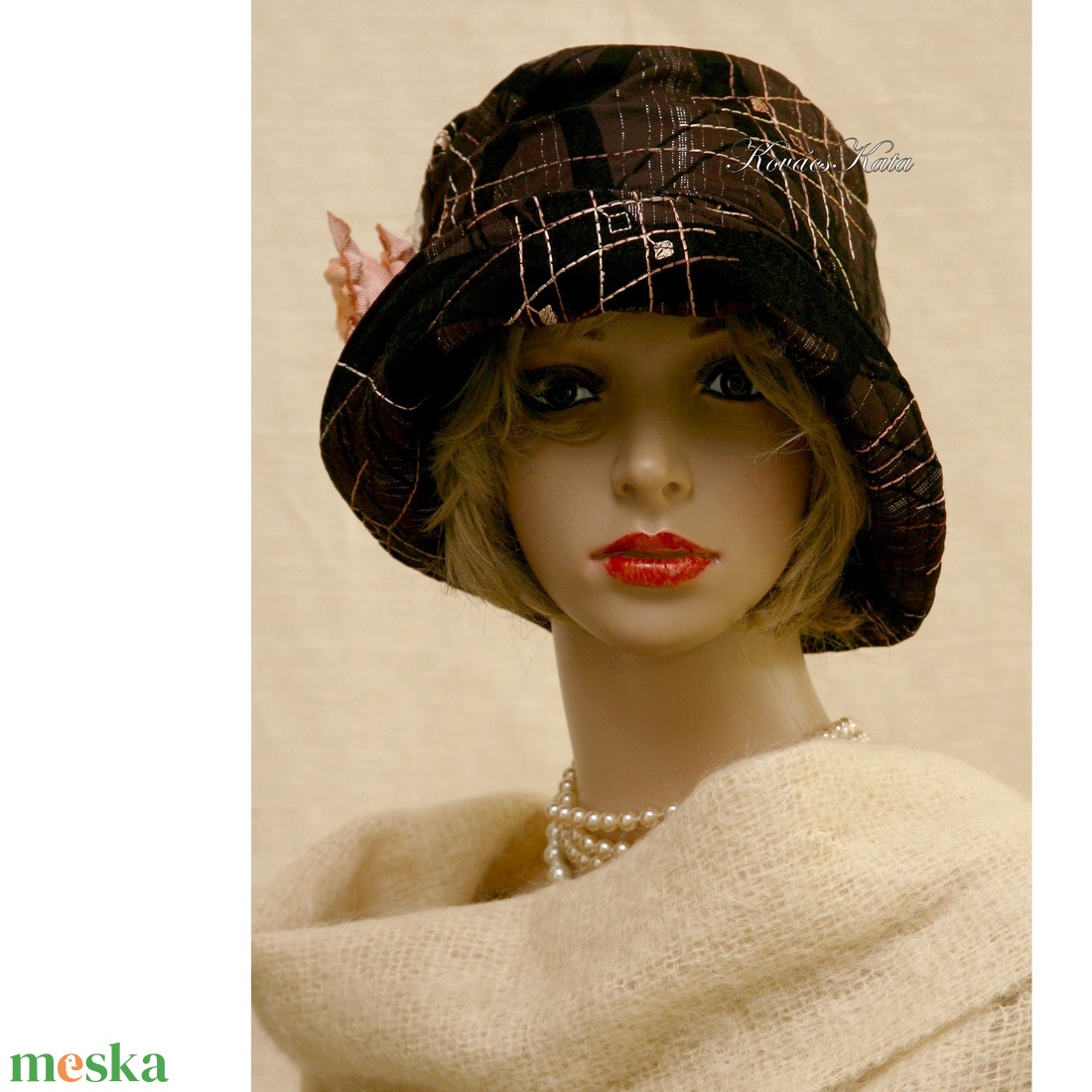 ERNA / orient - exkluzív design flapper-kalap - ruha & divat - sál, sapka, kendő - kalap - Meska.hu