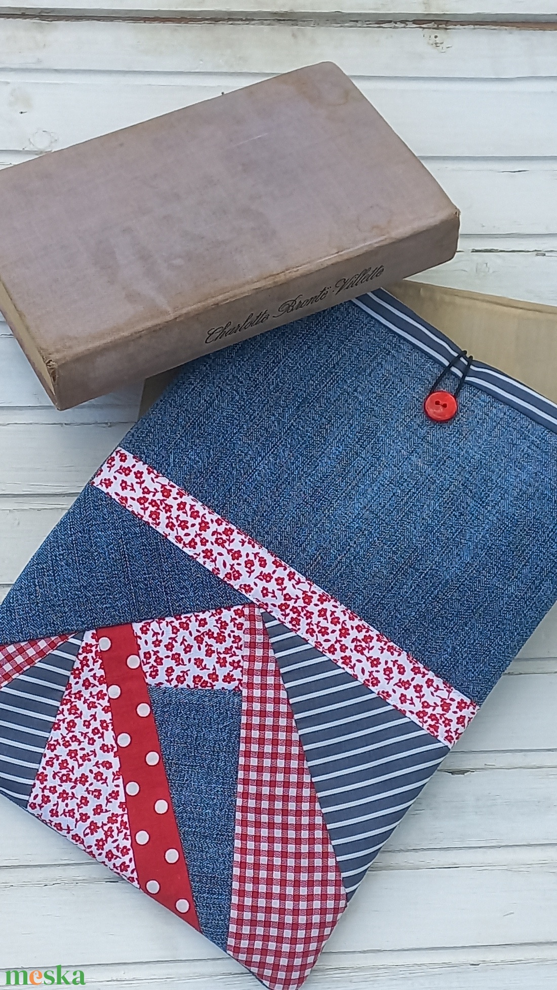 Patchwork betétes könyvtok/könyvtartó - könyv & zene - könyvtok - Meska.hu Patchwork betétes könyvtok/könyvtartó - könyv & zene - könyvtok - Meska.hu