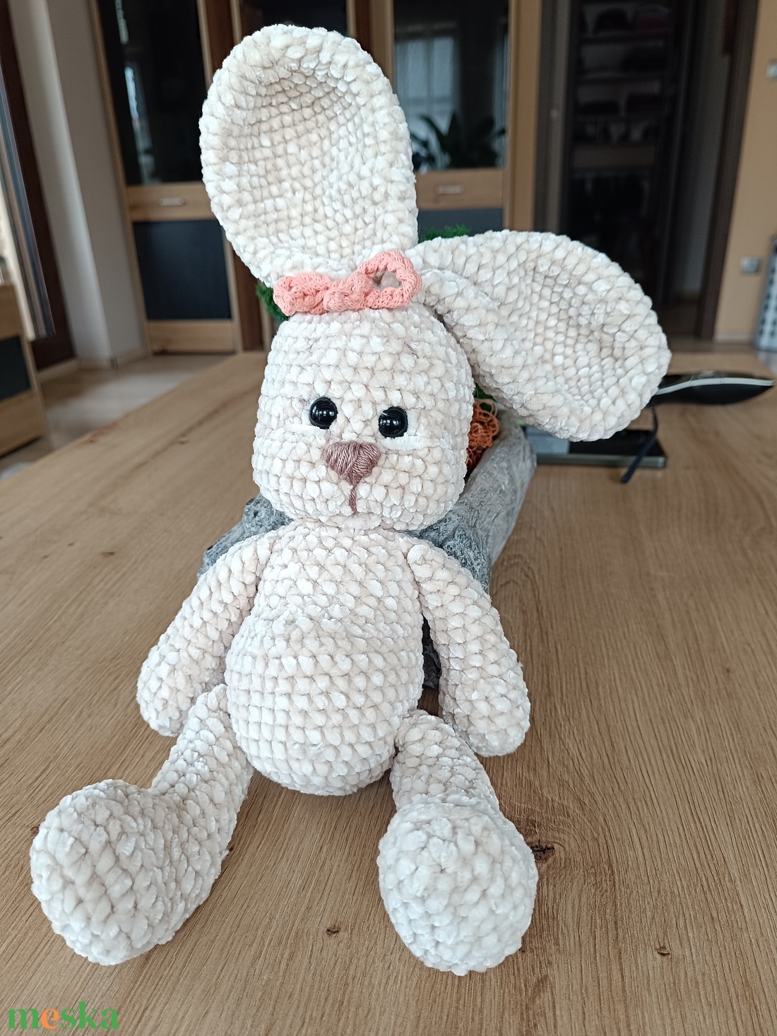 Horgolt nyuszi  - játék & sport - plüssállat & játékfigura - nyuszi - Meska.hu