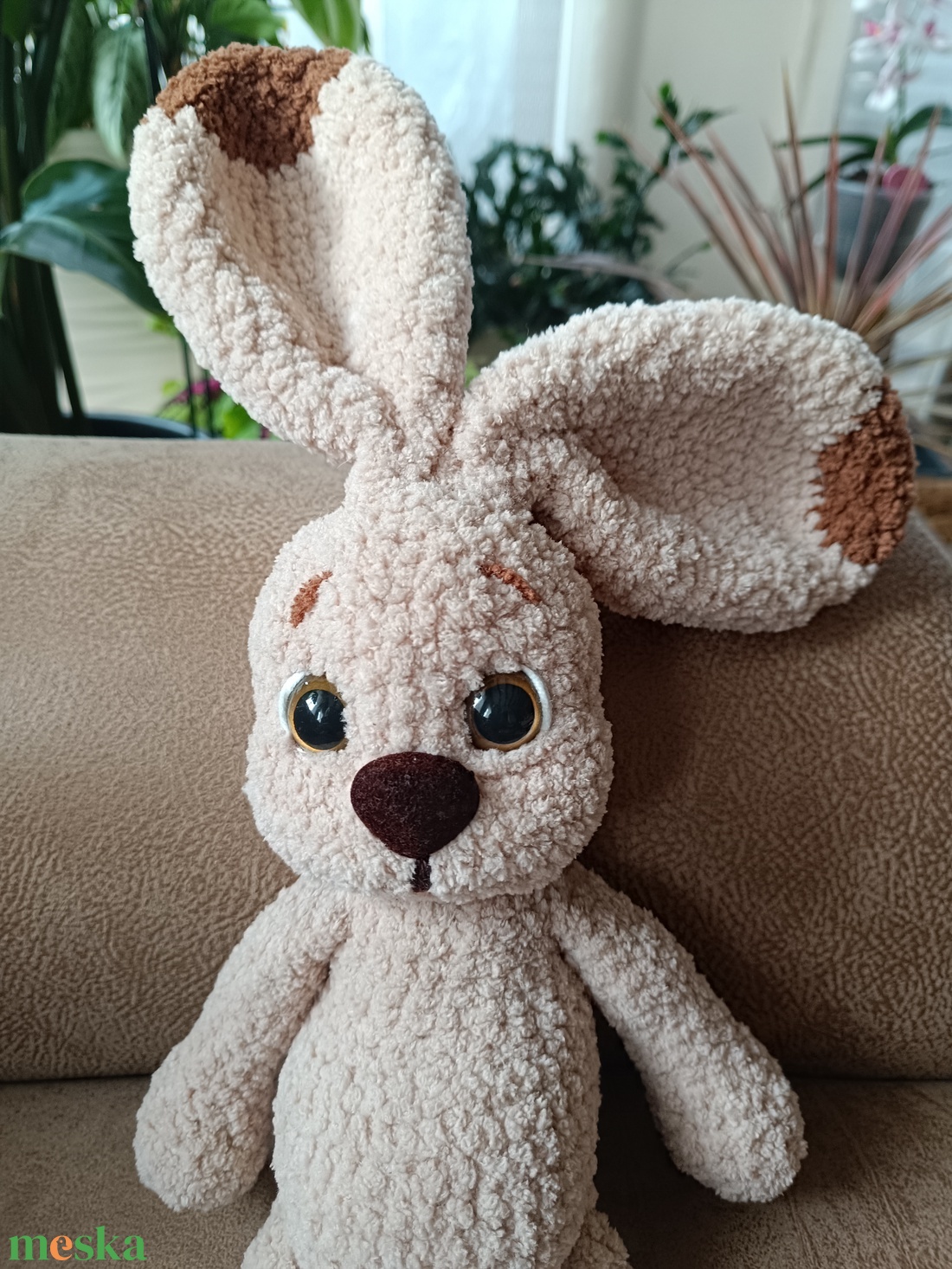 Horgolt nyuszi  - játék & sport - plüssállat & játékfigura - nyuszi - Meska.hu