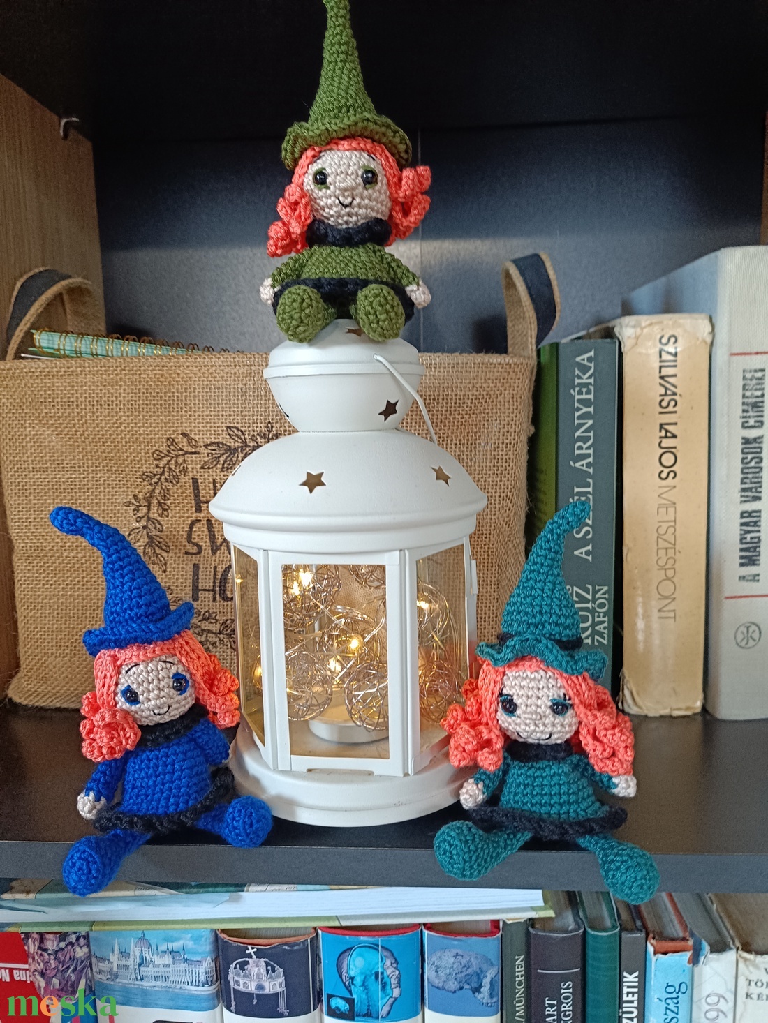 Mini boszorkány  - otthon & életmód - dekoráció - halloween - halloweeni figurák - Meska.hu