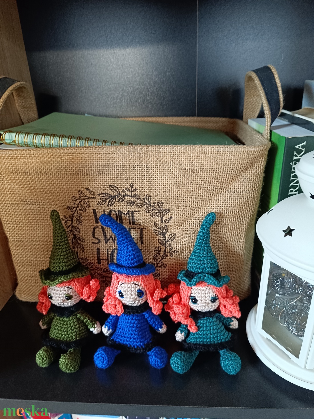 Mini boszorkány  - otthon & életmód - dekoráció - halloween - halloweeni figurák - Meska.hu