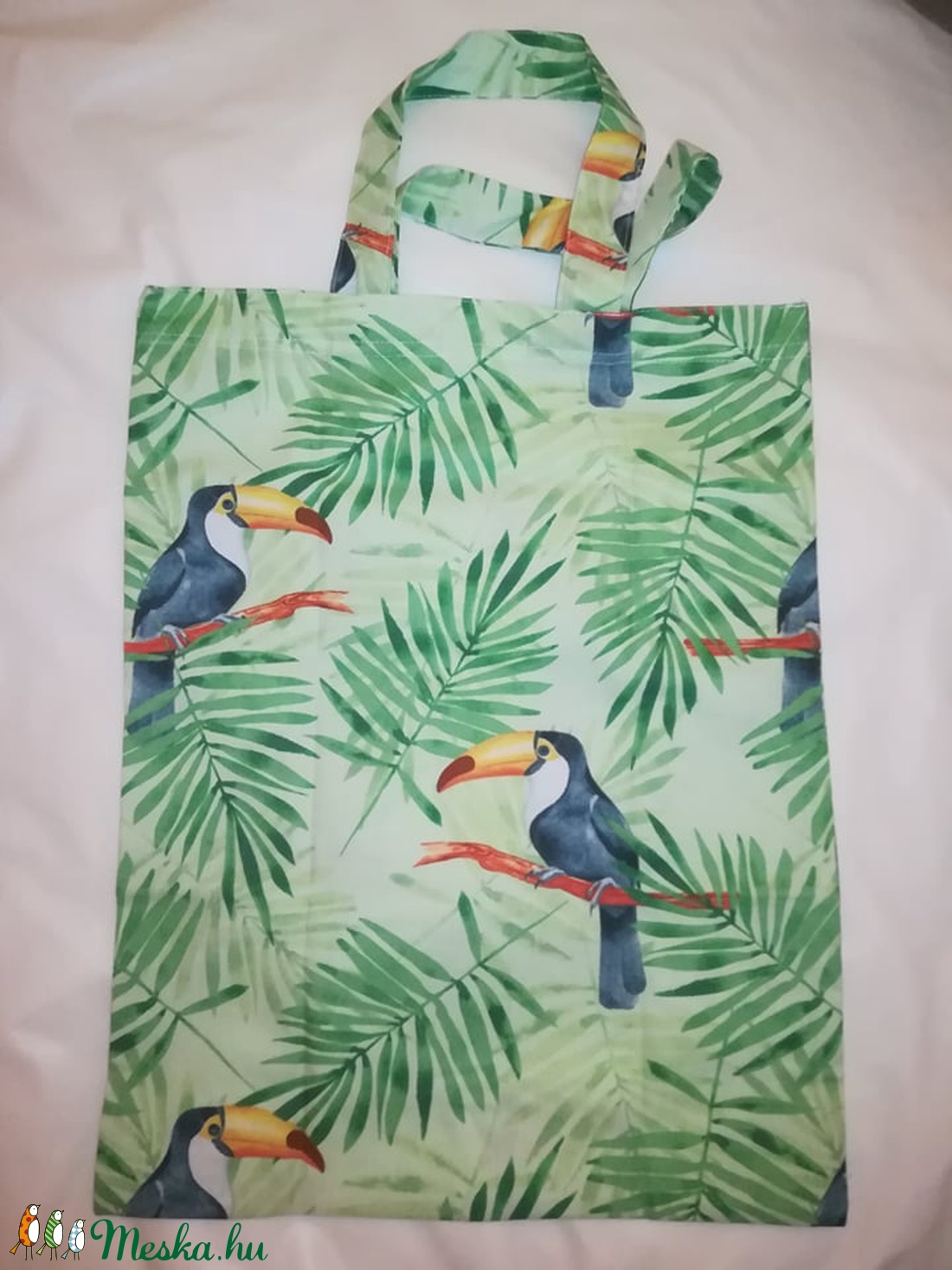 Tukános bevásárlószatyor  - táska & tok - bevásárlás & shopper táska - shopper, textiltáska, szatyor - Meska.hu