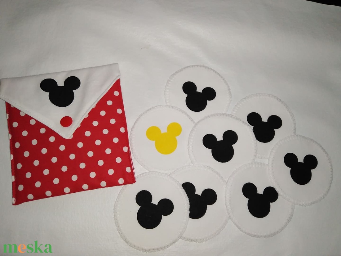 Mickey egeres 8 db-os arctisztító korong csomag tasakkal - szépségápolás - arcápolás - arctisztító korong - Meska.hu Mickey egeres 8 db-os arctisztító korong csomag tasakkal - szépségápolás - arcápolás - arctisztító korong - Meska.hu