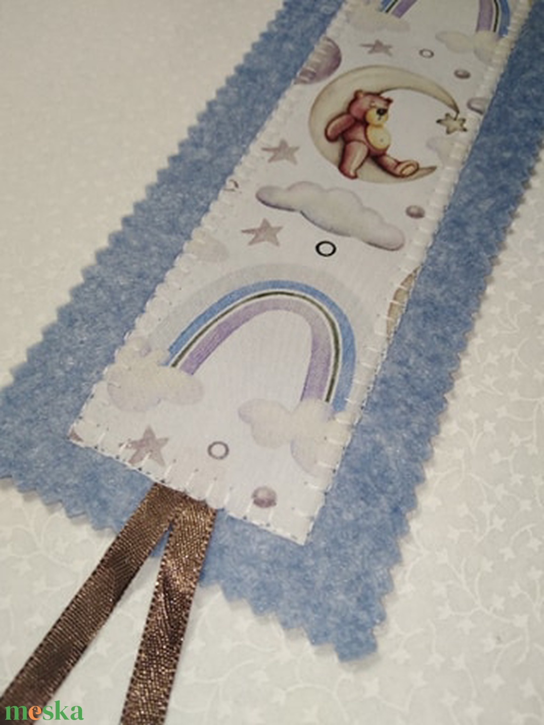 Maci a holdon-könyvjelző  - könyv & zene - könyvjelző - Meska.hu