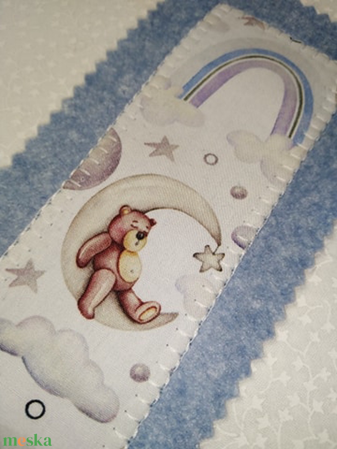 Maci a holdon-könyvjelző  - könyv & zene - könyvjelző - Meska.hu