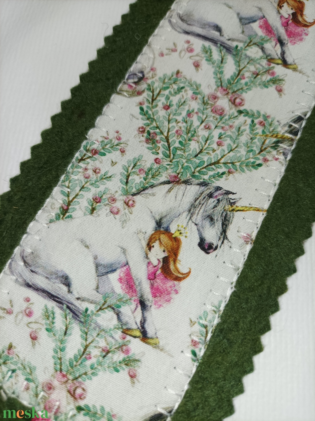 Unicornisos-könyvjelző  - könyv & zene - könyvjelző - Meska.hu