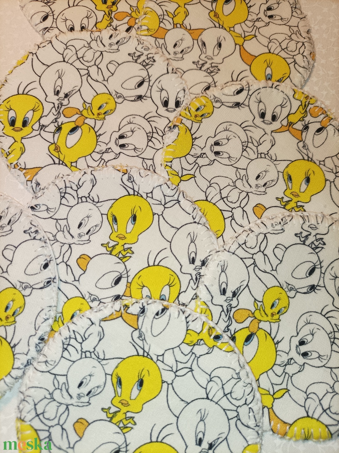 Csőrike mintás arctisztító korong csomag 8db-os+neszesszer - szépségápolás - arcápolás - arctisztító korong - Meska.hu