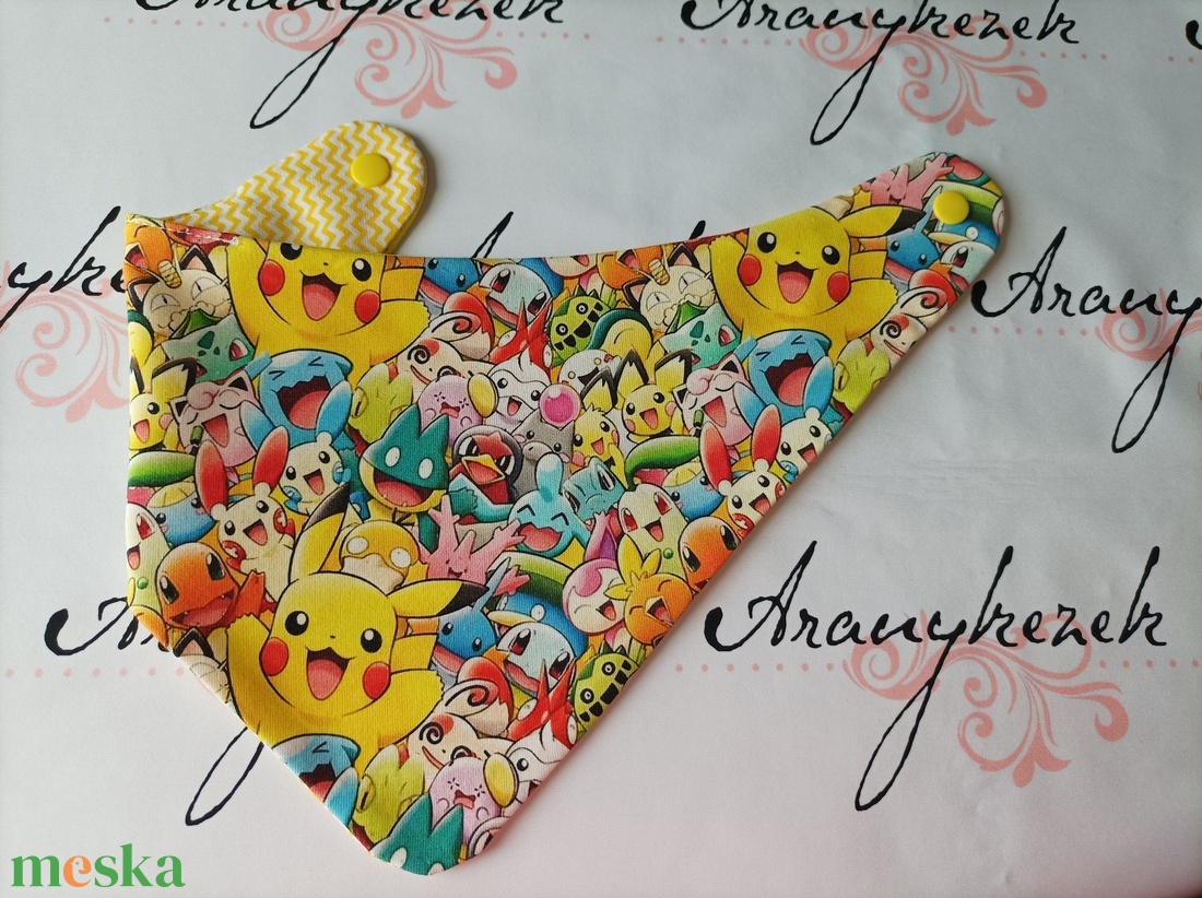 Pokémon mintás nyálkendő - ruha & divat - babaruha & gyerekruha - előke & nyálkendő - Meska.hu Pokémon mintás nyálkendő - ruha & divat - babaruha & gyerekruha - előke & nyálkendő - Meska.hu