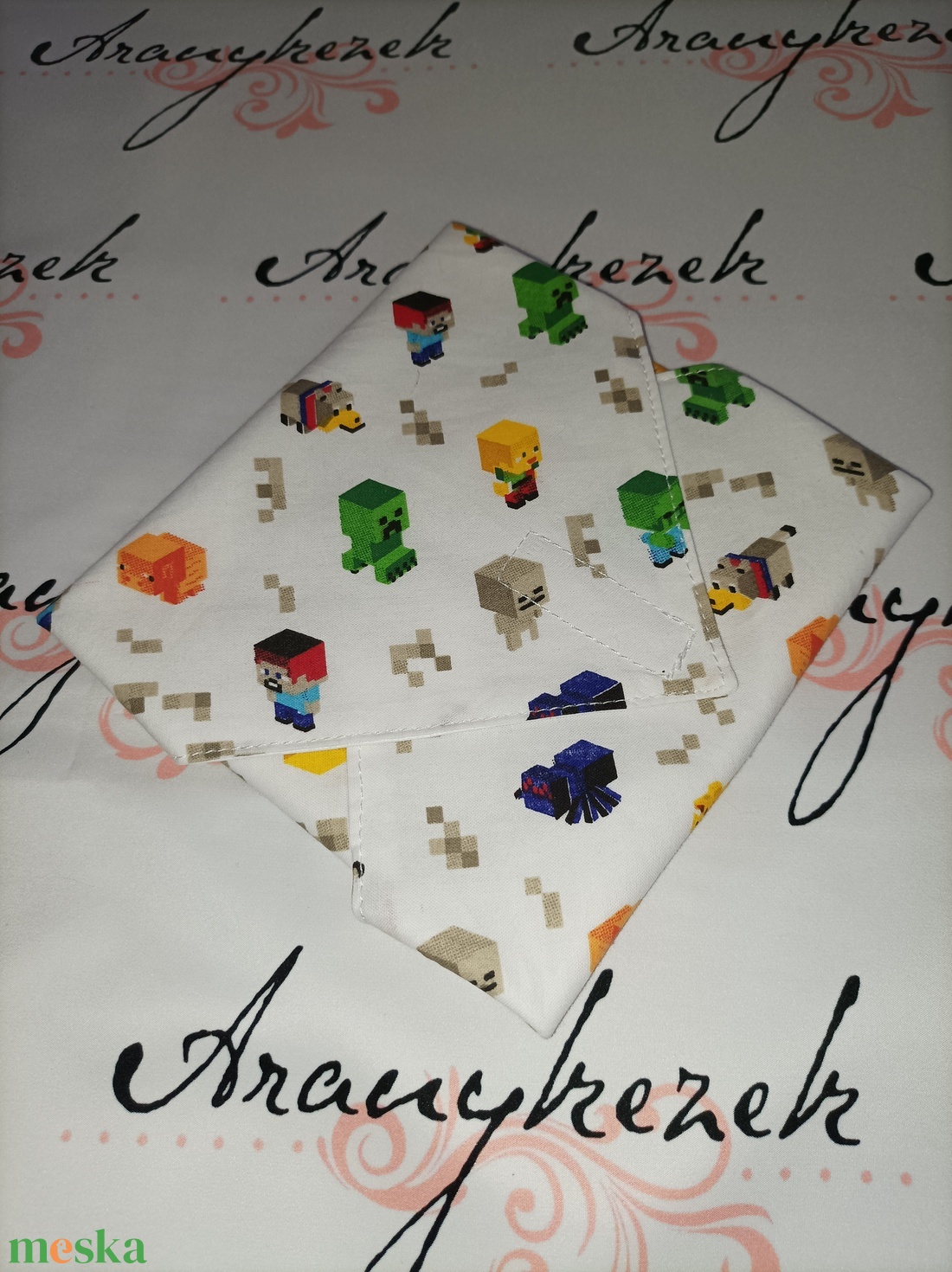 Minecraft mintás-újraszalvéta - táska & tok - uzsonna- & ebéd tartó - szendvics csomagoló - Meska.hu Minecraft mintás-újraszalvéta - táska & tok - uzsonna- & ebéd tartó - szendvics csomagoló - Meska.hu