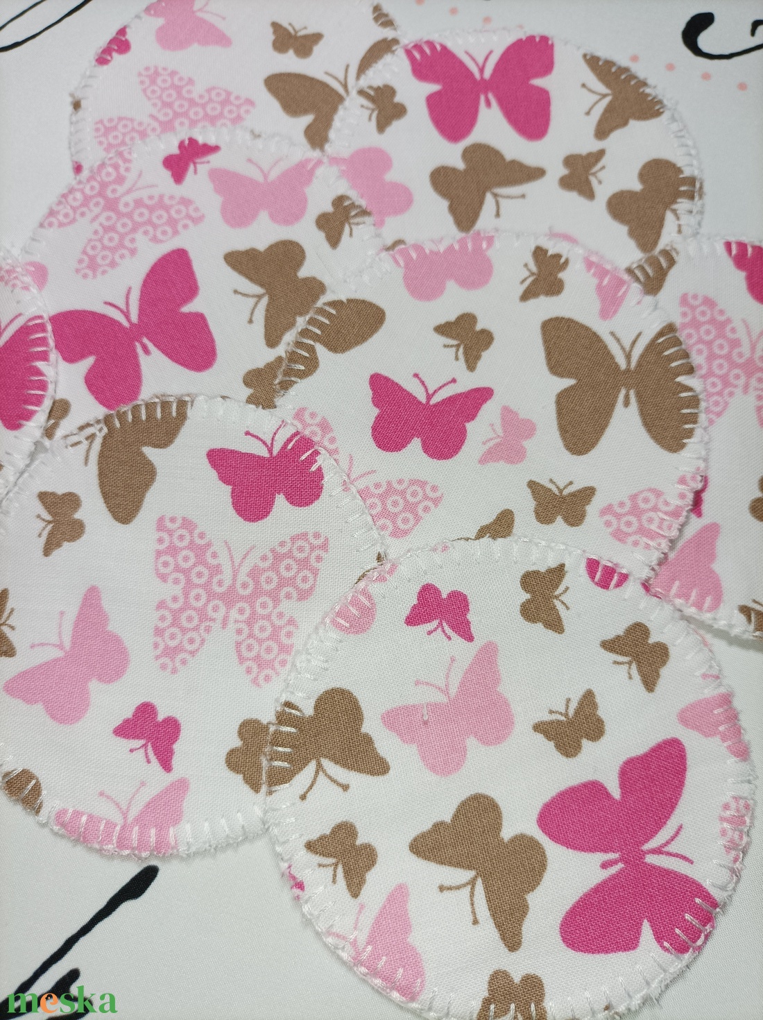 Pillangós-rózsaszín-pink-arctisztítókorong csomag 8db+neszesszer - szépségápolás - arcápolás - arctisztító korong - Meska.hu Pillangós-rózsaszín-pink-arctisztítókorong csomag 8db+neszesszer - szépségápolás - arcápolás - arctisztító korong - Meska.hu