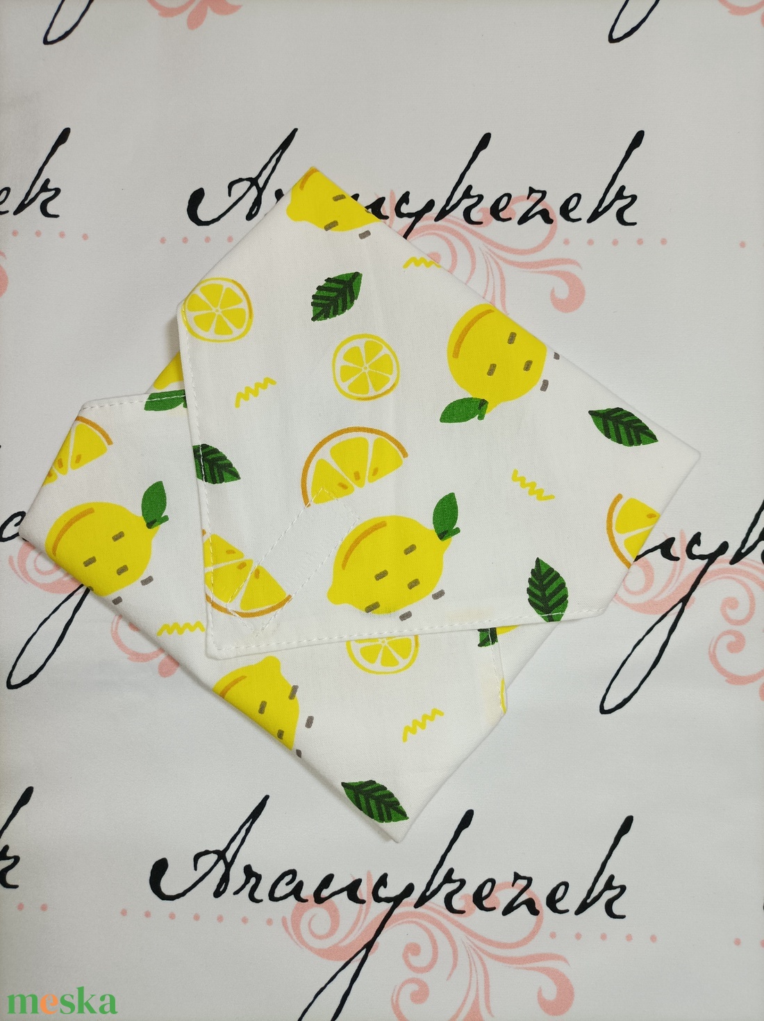 Citromos újraszalvéta - táska & tok - uzsonna- & ebéd tartó - szendvics csomagoló - Meska.hu Citromos újraszalvéta - táska & tok - uzsonna- & ebéd tartó - szendvics csomagoló - Meska.hu